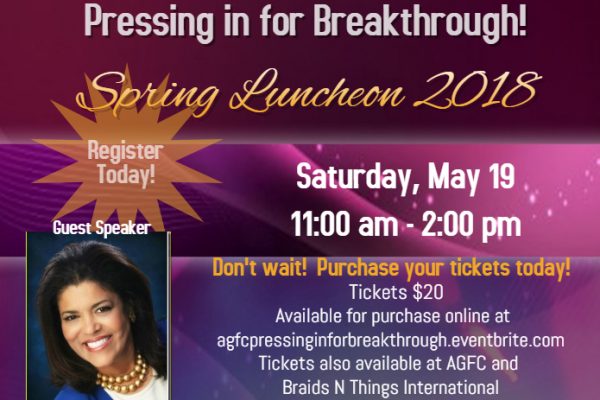 Pressing in for Breakthrough Luncheon Image